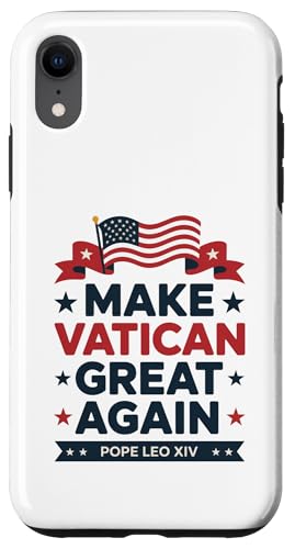 Lustiger Papst Leo XIV Make Vatican Great Again Robert Prevost Hülle für iPhone XR Lustiger Papst Leo XIV Make Vatican Great Again Robert Prevost Hülle für iPhone XR von We Have a Pope Habemus Papam 2025 Vatican Papa