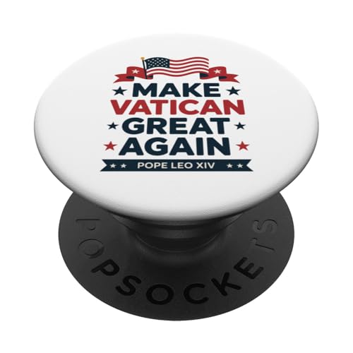 Lustiger Papst Leo XIV Make Vatican Great Again Robert Prevost PopSockets Klebender PopGrip Lustiger Papst Leo XIV Make Vatican Great Again Robert Prevost PopSockets Klebender PopGrip von We Have a Pope Habemus Papam 2025 Vatican Papa