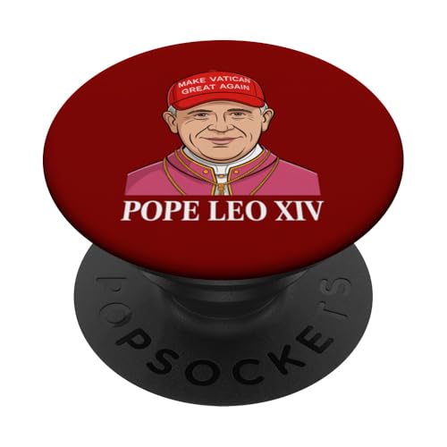 Make Vatican Great Again Papst Leo XIV Funny American Pope PopSockets Klebender PopGrip Make Vatican Great Again Papst Leo XIV Funny American Pope PopSockets Klebender PopGrip von We Have a Pope Habemus Papam 2025 Vatican Papa