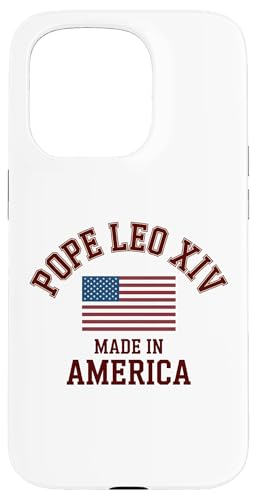 Papst Leo XIV Funny America Christian Papst Robert Prevost Hülle für iPhone 15 Pro Papst Leo XIV Funny America Christian Papst Robert Prevost Hülle für iPhone 15 Pro von We Have a Pope Habemus Papam 2025 Vatican Papa