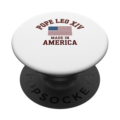 Papst Leo XIV Funny America Christian Papst Robert Prevost PopSockets Klebender PopGrip Papst Leo XIV Funny America Christian Papst Robert Prevost PopSockets Klebender PopGrip von We Have a Pope Habemus Papam 2025 Vatican Papa