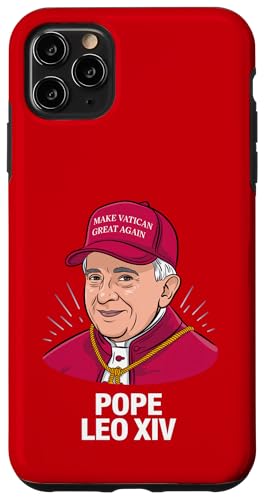 Papst Leo XIV Funny Make Vatican Great Again American Pope Hülle für iPhone 11 Pro Max Papst Leo XIV Funny Make Vatican Great Again American Pope Hülle für iPhone 11 Pro Max von We Have a Pope Habemus Papam 2025 Vatican Papa