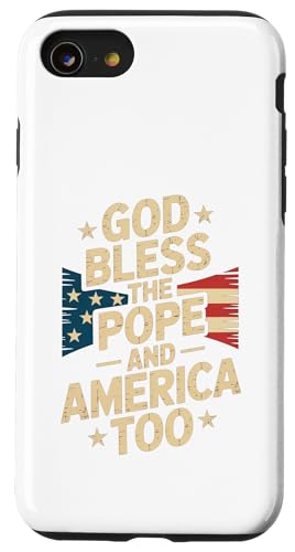 Papst Leo XIV. Christlich-amerikanischer Papst Robert Prevost Hülle für iPhone SE (2020) / 7 / 8 von We Have a Pope Habemus Papam 2025 Vatican Papa