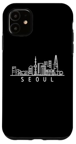 Seoul Skyline Südkorea Hülle für iPhone 11 von We Love Seoul