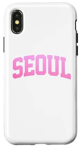Seoul Südkorea Retro Sports Style Hülle für iPhone X/XS Seoul Südkorea Retro Sports Style Hülle für iPhone X/XS von We Love Seoul