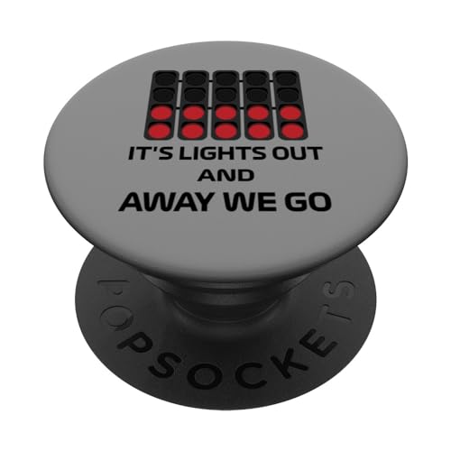 It's Lights Out and Away We Go Race Week Motorsport Racing PopSockets Klebender PopGrip It's Lights Out and Away We Go Race Week Motorsport Racing PopSockets Klebender PopGrip von We Race Apparel