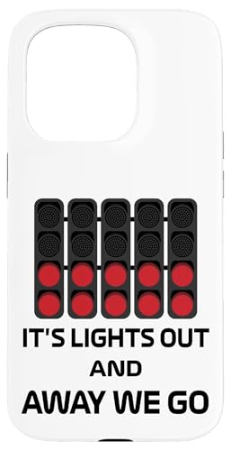Licht aus und los geht's Race Week Motorsport Racing Hülle für iPhone 15 Pro von We Race Apparel