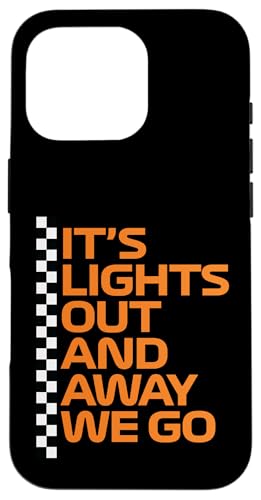 Licht aus und los geht's Race Week Motorsport Racing Hülle für iPhone 16 Pro von We Race Apparel