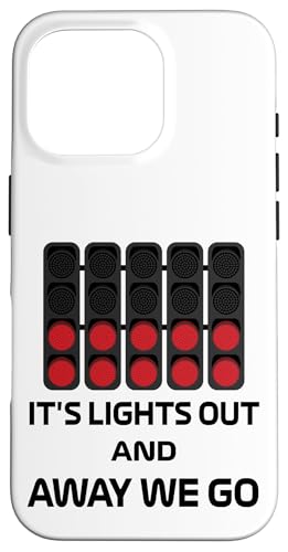 Licht aus und los geht's Race Week Motorsport Racing Hülle für iPhone 16 Pro von We Race Apparel