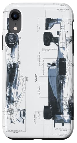 Race Motorsport Racing Blueprint Maschinenbau Hülle für iPhone XR Race Motorsport Racing Blueprint Maschinenbau Hülle für iPhone XR von We Race Apparel