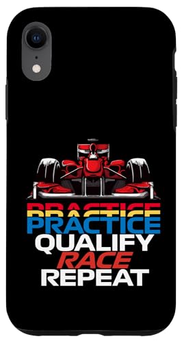 Übung Qualify Race Repeat Race Week Motorsport Racing Hülle für iPhone XR Übung Qualify Race Repeat Race Week Motorsport Racing Hülle für iPhone XR von We Race Apparel