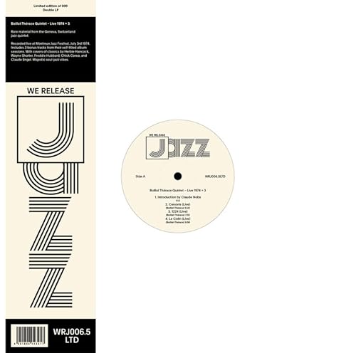 Live 1974 + 3 (2lp) [Vinyl LP] von We Release Jazz (Alive)