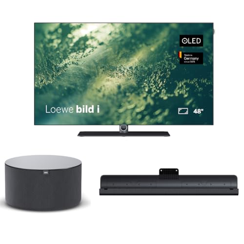 Loewe Bild i.48 dr+, Klang bar i, Klang sub1 Bundle (3 Teile), Fernseher Made in Germany, Heimkino Set, Home Entertainment Set, Subwoofer, Soundbar, Lautsprecher von We. by Loewe.
