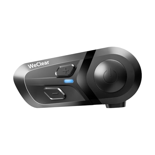 WeClear L1 Motorradhelm Headset, Bluetooth Kopfhörer, Helm Kopfhörer mit Sprachassistent, Geräuschunterdrückung Bluetooth-Headset, 40mm HiFi Lautsprecher, IP67 Wasserdicht WeClear L1 Motorradhelm Headset, Bluetooth Kopfhörer, Helm Kopfhörer mit Sprachassistent, Geräuschunterdrückung Bluetooth-Headset, 40mm HiFi Lautsprecher, IP67 Wasserdicht von WeClear