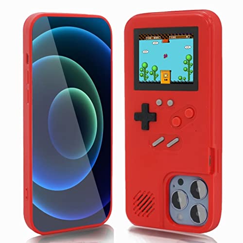 WeLohas Gameboy-Hülle für iPhone 6 Plus/6s Plus/7 Plus/8 Plus, Retro 168 Klassische Handheld-Spiele, Farb-Video-Display-Spielehülle für iPhone, Kratzfeste, stoßfeste Handyhülle für iPhone Rot WeLohas Gameboy-Hülle für iPhone 6 Plus/6s Plus/7 Plus/8 Plus, Retro 168 Klassische Handheld-Spiele, Farb-Video-Display-Spielehülle für iPhone, Kratzfeste, stoßfeste Handyhülle für iPhone Rot von WeLohas