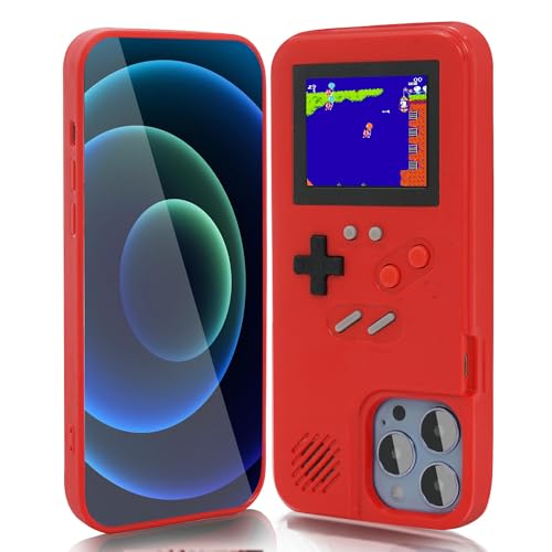 WeLohas Gameboy-Schutzhülle für iPhone 16 Pro Max, Handheld-Retro-168-Spiele, Farbvideo-Display, Spielhülle für iPhone, kratzfest, stoßfest, Rot WeLohas Gameboy-Schutzhülle für iPhone 16 Pro Max, Handheld-Retro-168-Spiele, Farbvideo-Display, Spielhülle für iPhone, kratzfest, stoßfest, Rot von WeLohas