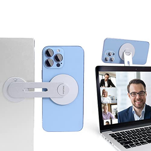 WeLohas Magnetische Handyhalterung für Laptop, Durchgangskamerahalterung für iOS 16/macOS 13 Ventura, geeignet für iMac, Tesla Model 3/X/Y/S & iPhone 15/14/13/12, verstellbare Laptop-Handyhalterung WeLohas Magnetische Handyhalterung für Laptop, Durchgangskamerahalterung für iOS 16/macOS 13 Ventura, geeignet für iMac, Tesla Model 3/X/Y/S & iPhone 15/14/13/12, verstellbare Laptop-Handyhalterung von WeLohas