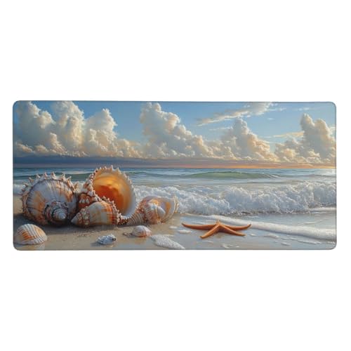 Weiß Mousepad XL 700x400mm/70x40cm Groß Gaming Mauspad Am Meer, Schreibtischunterlage Mit Anti-Rutsch Basis,Tischunterlage Large Size, für Gaming Office Home Zubehör, Geschenke für Männer-z182 Weiß Mousepad XL 700x400mm/70x40cm Groß Gaming Mauspad Am Meer, Schreibtischunterlage Mit Anti-Rutsch Basis,Tischunterlage Large Size, für Gaming Office Home Zubehör, Geschenke für Männer-z182 von Weaejoan