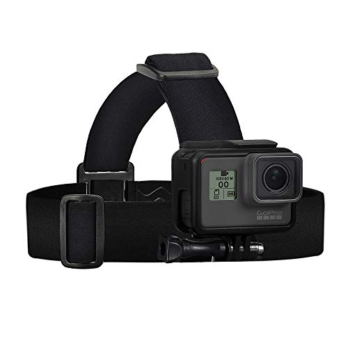 Wealpe Kopfgurt Kopfhalterung Kopfband Halterung Kompatibel mit GoPro Hero 11, 10, 9, 8, 7, Max, Fusion, Hero (2018), 6, 5, 4, Session, 3+, 3, 2, 1, DJI Osmo Action Kameras von Wealpe