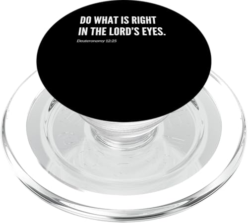 Do what is right in the Lord's Eyes Bibelvers Statement PopSockets PopGrip für MagSafe Do what is right in the Lord's Eyes Bibelvers Statement PopSockets PopGrip für MagSafe von Wear Your Faith