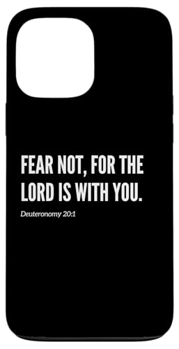 Fear Not for The Lord Is With You Bibelvers Statement Hülle für iPhone 13 Pro Max Fear Not for The Lord Is With You Bibelvers Statement Hülle für iPhone 13 Pro Max von Wear Your Faith