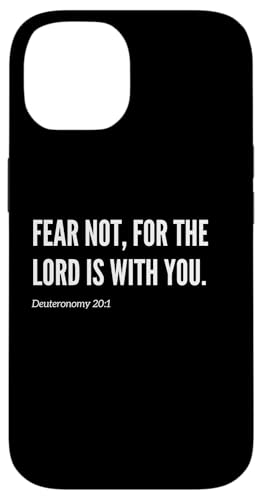 Fear Not for The Lord Is With You Bibelvers Statement Hülle für iPhone 14 Fear Not for The Lord Is With You Bibelvers Statement Hülle für iPhone 14 von Wear Your Faith