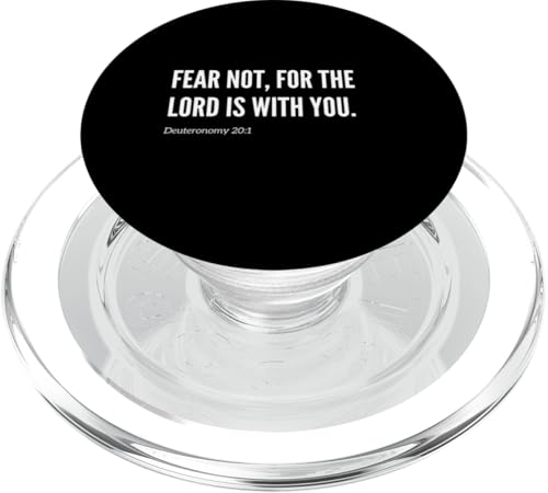 Fear Not for The Lord Is With You Bibelvers Statement PopSockets PopGrip für MagSafe Fear Not for The Lord Is With You Bibelvers Statement PopSockets PopGrip für MagSafe von Wear Your Faith