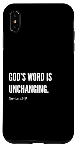 God's Word Is Unchanging Bibelvers Statement Zitat Hülle für iPhone XS Max God's Word Is Unchanging Bibelvers Statement Zitat Hülle für iPhone XS Max von Wear Your Faith