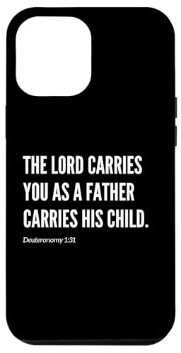 The Lord Carries You Bibelvers Zitat Statement Hülle für iPhone 12 Pro Max The Lord Carries You Bibelvers Zitat Statement Hülle für iPhone 12 Pro Max von Wear Your Faith