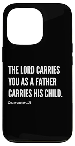 The Lord Carries You Bibelvers Zitat Statement Hülle für iPhone 13 Pro The Lord Carries You Bibelvers Zitat Statement Hülle für iPhone 13 Pro von Wear Your Faith