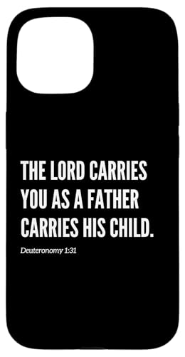 The Lord Carries You Bibelvers Zitat Statement Hülle für iPhone 15 The Lord Carries You Bibelvers Zitat Statement Hülle für iPhone 15 von Wear Your Faith