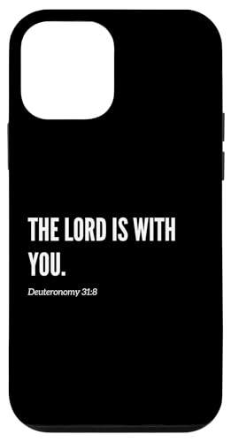 The Lord Is With You Bibelvers Zitat Statement Hülle für iPhone 12 mini The Lord Is With You Bibelvers Zitat Statement Hülle für iPhone 12 mini von Wear Your Faith