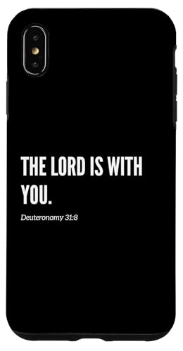 The Lord Is With You Bibelvers Zitat Statement Hülle für iPhone XS Max The Lord Is With You Bibelvers Zitat Statement Hülle für iPhone XS Max von Wear Your Faith