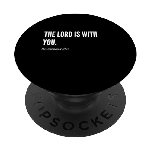 The Lord Is With You Bibelvers Zitat Statement PopSockets Klebender PopGrip The Lord Is With You Bibelvers Zitat Statement PopSockets Klebender PopGrip von Wear Your Faith