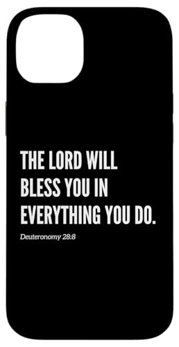 The Lord Will Bless You in Everything You Do Bibelvers Hülle für iPhone 14 Plus von Wear Your Faith