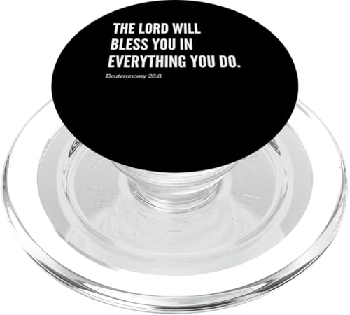 The Lord Will Bless You in Everything You Do Bibelvers PopSockets PopGrip für MagSafe von Wear Your Faith