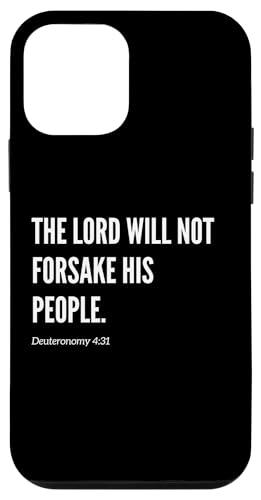 The Lord Will Not Forsake His People Bibelvers Zitat Hülle für iPhone 12 mini The Lord Will Not Forsake His People Bibelvers Zitat Hülle für iPhone 12 mini von Wear Your Faith