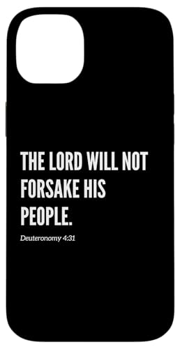 The Lord Will Not Forsake His People Bibelvers Zitat Hülle für iPhone 14 Plus The Lord Will Not Forsake His People Bibelvers Zitat Hülle für iPhone 14 Plus von Wear Your Faith