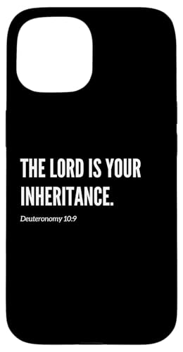 The Lord is Your Inheritance Bibelvers Zitat Statement Hülle für iPhone 15 The Lord is Your Inheritance Bibelvers Zitat Statement Hülle für iPhone 15 von Wear Your Faith