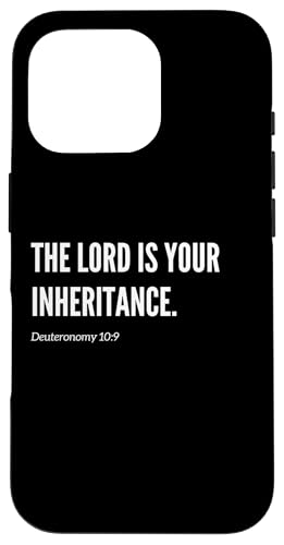 The Lord is Your Inheritance Bibelvers Zitat Statement Hülle für iPhone 16 Pro The Lord is Your Inheritance Bibelvers Zitat Statement Hülle für iPhone 16 Pro von Wear Your Faith