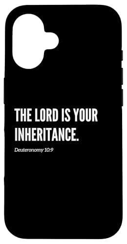 The Lord is Your Inheritance Bibelvers Zitat Statement Hülle für iPhone 16 von Wear Your Faith