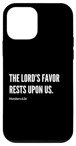 The Lord's Favor Rests Upon Us Bibelvers Statement Zitat Hülle für iPhone 12 mini The Lord's Favor Rests Upon Us Bibelvers Statement Zitat Hülle für iPhone 12 mini von Wear Your Faith
