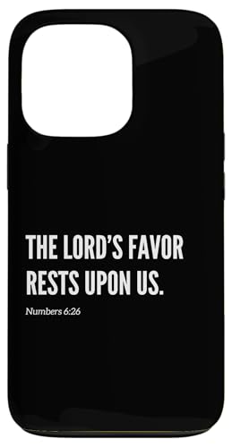The Lord's Favor Rests Upon Us Bibelvers Statement Zitat Hülle für iPhone 13 Pro The Lord's Favor Rests Upon Us Bibelvers Statement Zitat Hülle für iPhone 13 Pro von Wear Your Faith