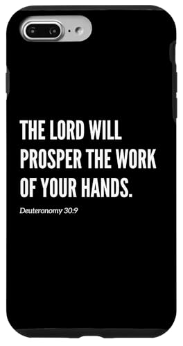 The Lord will prosper the work of your hands Bibelzitat Hülle für iPhone 7 Plus/8 Plus The Lord will prosper the work of your hands Bibelzitat Hülle für iPhone 7 Plus/8 Plus von Wear Your Faith