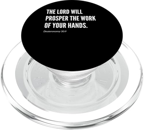 The Lord will prosper the work of your hands Bibelzitat PopSockets PopGrip für MagSafe The Lord will prosper the work of your hands Bibelzitat PopSockets PopGrip für MagSafe von Wear Your Faith