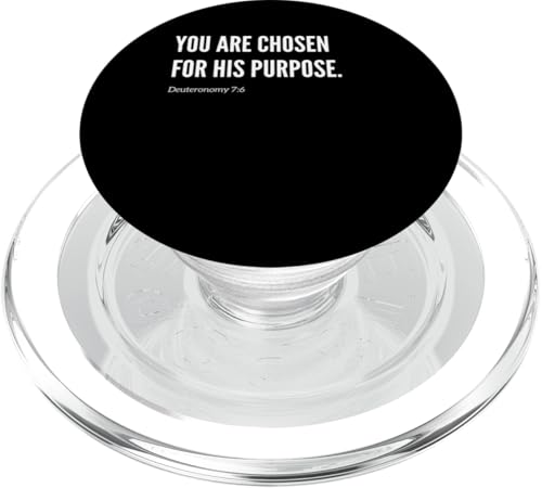You Are Chosen For His Purpose Bibelvers Zitat Statement PopSockets PopGrip für MagSafe von Wear Your Faith