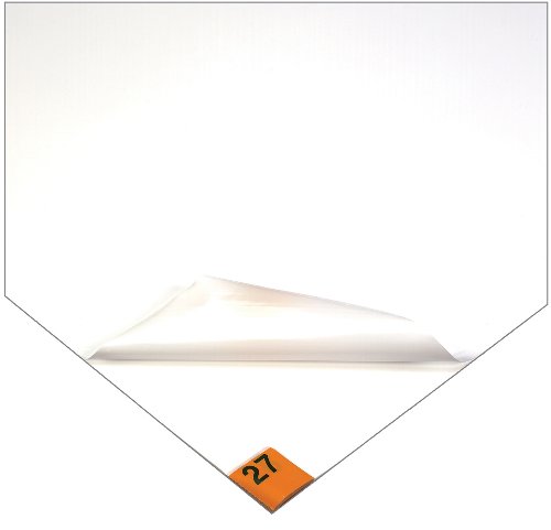 Wearwell 095.2x3WH Clean Room Contamination Control Mat, 61 x 91 cm, weiß (4 Stück) von Wearwell