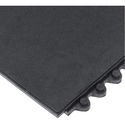 wearwell 570.58 X 3 X 3grbk 24/Seven Fatigue massiv Matte, Fett beständig, 91 cm x 91 cm, schwarz von Wearwell