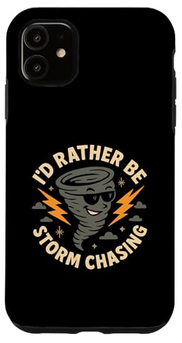 I'd Rather Be Storm Chasing Weather Meteorologe Tornado Hülle für iPhone 11 I'd Rather Be Storm Chasing Weather Meteorologe Tornado Hülle für iPhone 11 von Weather Meteorologist Apparel Co.