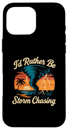 I'd Rather Be Storm Chasing Weather Meteorologe Tornado Hülle für iPhone 16 Pro Max I'd Rather Be Storm Chasing Weather Meteorologe Tornado Hülle für iPhone 16 Pro Max von Weather Meteorologist Apparel Co.